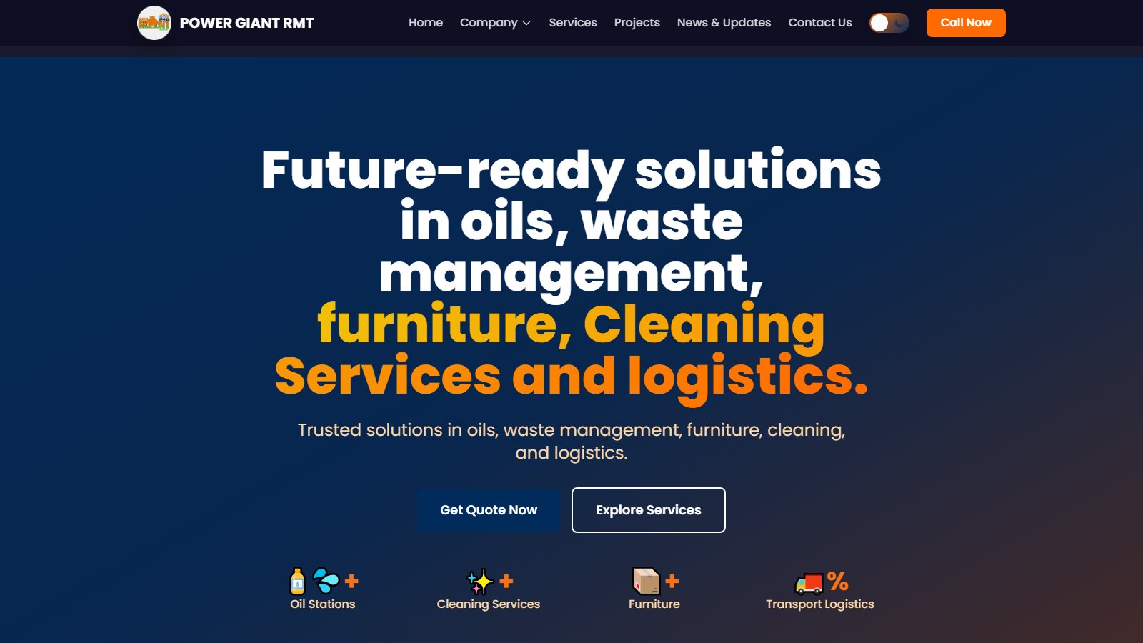 Power Giant RMT homepage