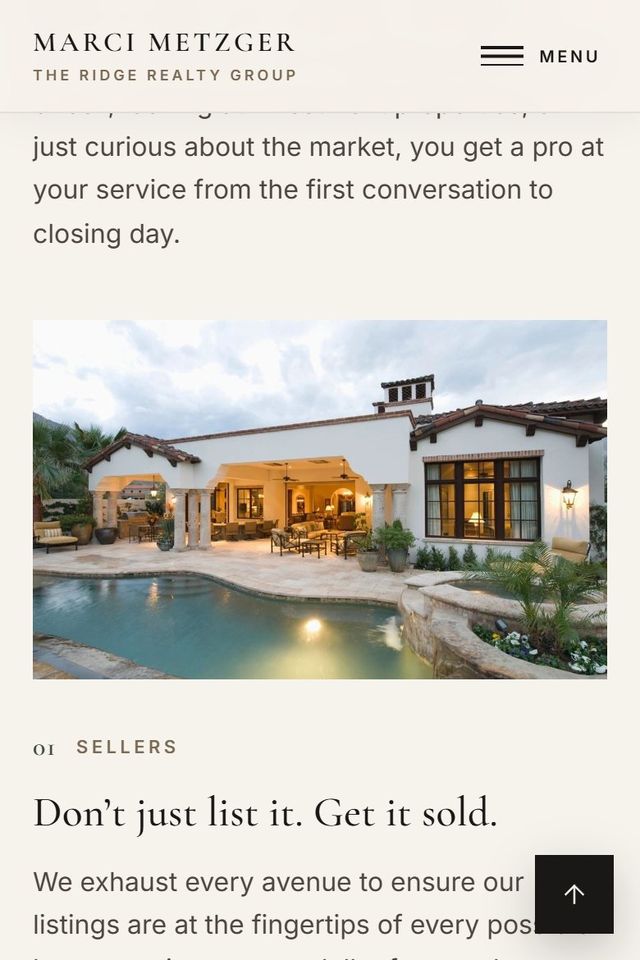 Marci Metzger buyer and seller sections